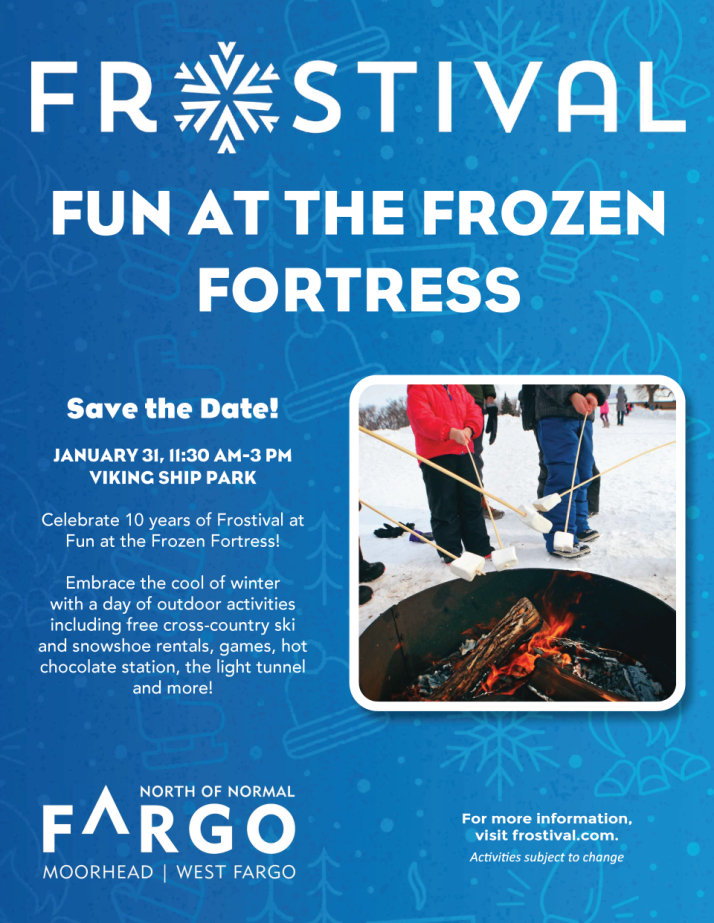 2026 Save the Date Full Page - Fun at the Frozen Fortress